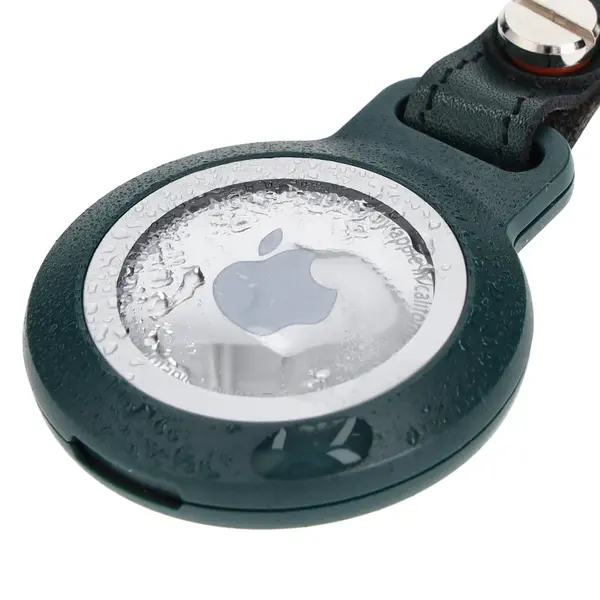 Bizon Case Locator Waterproof Apple AirTag green