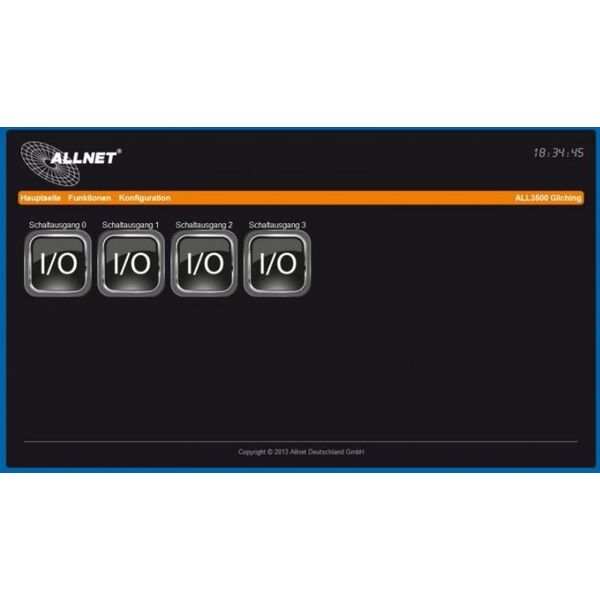 Σύστημα μετάδοσης σήματος AV Allnet ALLNET MSR Zentrale ALL3500 συμπεριλ. 4 Θύρες αισθητήρων & WLAN για Αυτοματισμό IP Gebäude 13691727 4038816035004