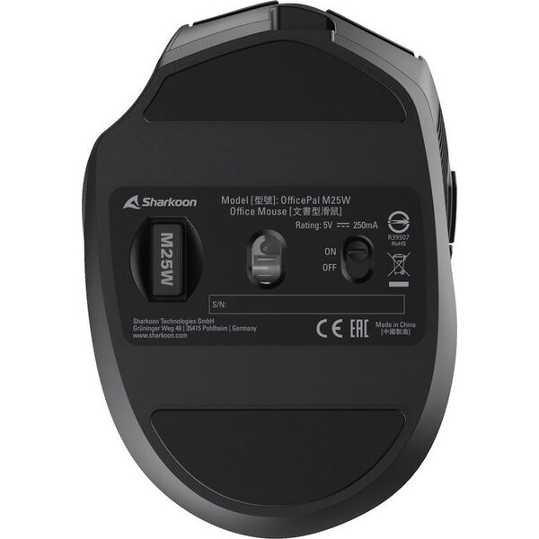 Ποντίκι Sharkoon Sharkoon OfficePal M25W (μαύρο) 13848596 4044950000000