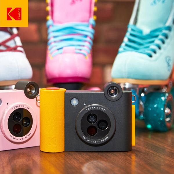 Ψηφιακή κάμερα Kodak Ψηφιακή φωτογραφική μηχανή Kodak Smile+ 2in1 5mp / Instant + εκτυπωτής Bluetooth για τηλέφωνο Zink - Μαύρο 13910269 843812173056