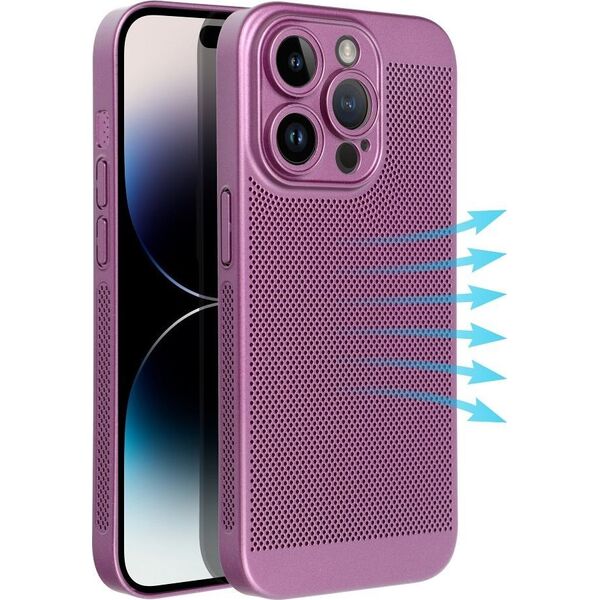 OEM Futerał BREEZY do IPHONE 13 fioletowy