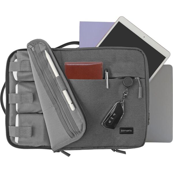 Τσάντα 4smarts 4smarts Laptop AirCushion Multi Sleeve 14", γκρι 13910419 4252011908561