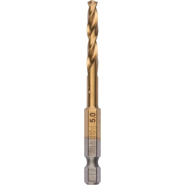 Τρυπάνι Makita MAKITA ΜΕΤΑΛΛΙΚΟ ΤΡΥΠΑΝΙ HSS-TIN 1/4" HEX 5.0x78mm 13919993 88381464307