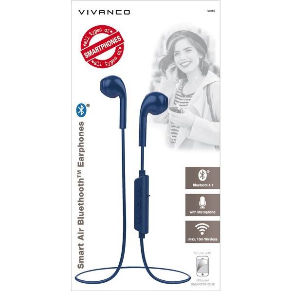 Ασύρματο ακουστικό Vivanco Vivanco Smart Air 3, sinine (38910) 13927056 4008928389104