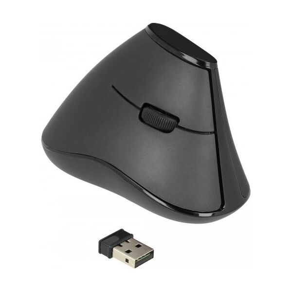 Delock Mouse Delock Ergonomische vertikal optische 5-Tasten Maus 2,4 GHz kabellos - Lautlos 13929677 4043619126224