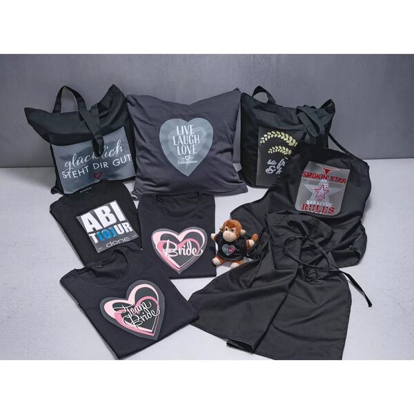 Herma Herma T-Shirt Foil A4 f dark + black Textiles 10 Sheets 4527 13932514 4008705045278