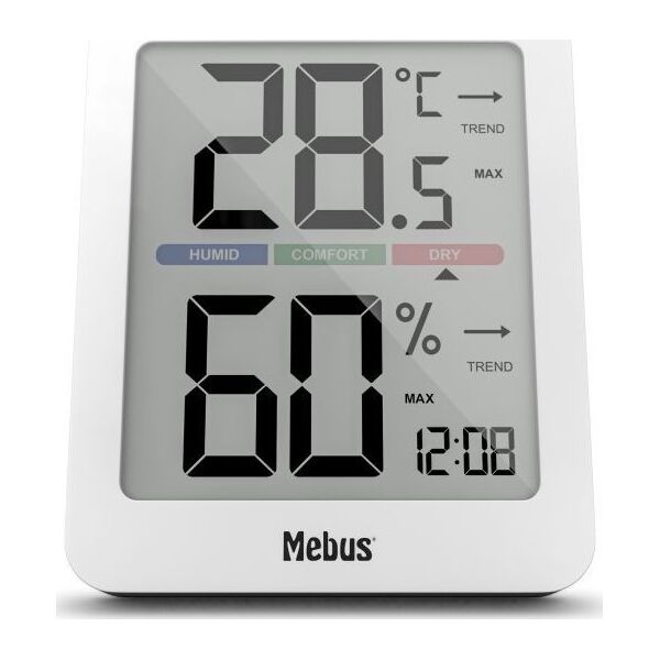 Mebus Mebus 40928 Επιτραπέζιο φωτιστικό Thermo-Hygrometer 13933267 4007218409287