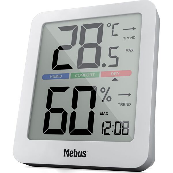 Mebus Mebus 40928 Επιτραπέζιο φωτιστικό Thermo-Hygrometer 13933267 4007218409287