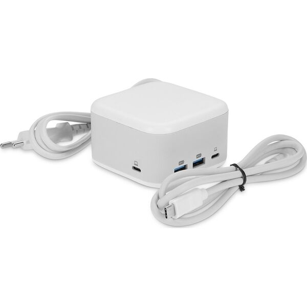 LMP PowerDock USB HUB - Προσαρμογέας τροφοδοσίας USB-C GaN & βάση σύνδεσης USB-C 5 θυρών - Λευκό 13939479 7640113437671