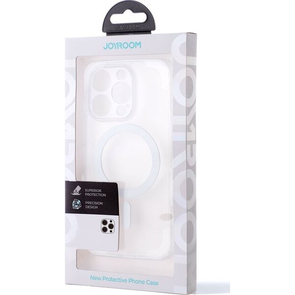 Joyroom Joyroom 14D Magnetic Case magnetyczne etui do iPhone 14 Pro Max kompatybilne z MagSafe przezroczysty (JR-14D8)