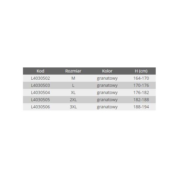 Lahti Pro Koszulka bawełniana polo granatowa 220g L (L4030503)