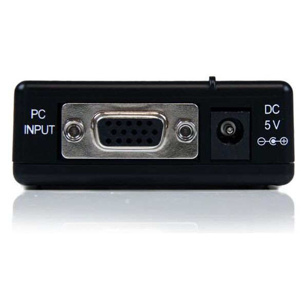 Adapter AV StarTech D-Sub (VGA) - S-Video czarny (VGA2VID)