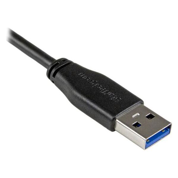 Kabel USB StarTech USB-A - micro-B 2 m Czarny (USB3AU2MRS)