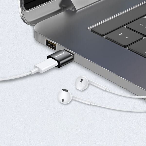 Adapter USB Joyroom USB-C - USB Czarny  (6941237149121)
