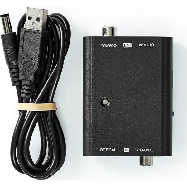 Μετατροπέας αρχείων ήχου Nedis Nedis ACON2507BK Μαύρο 13841554 5412810000000