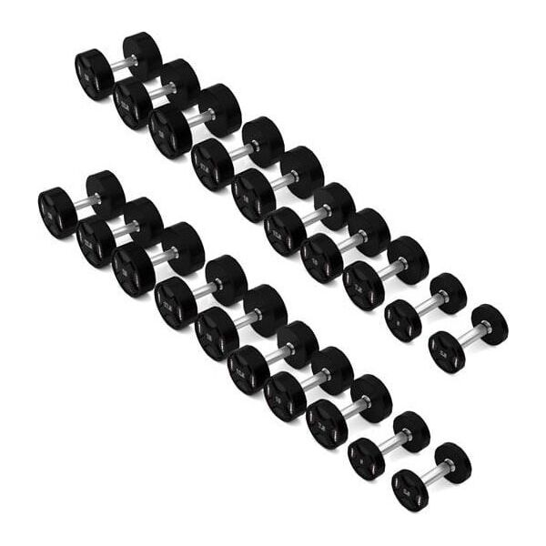 HPC SET ZESTAW HANTLI POLIURETANOWYCH  2 x 2.5 - 25 KG CPU - 275 KG HMS