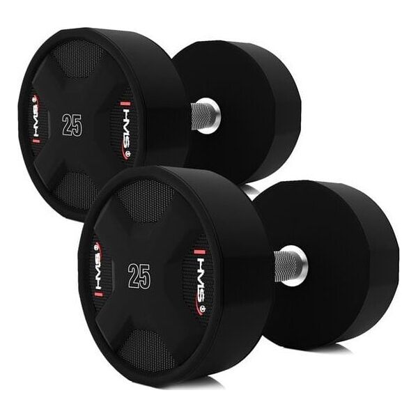 HPC SET ZESTAW HANTLI POLIURETANOWYCH  2 x 2.5 - 25 KG CPU - 275 KG HMS