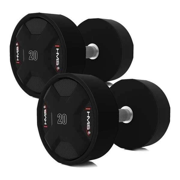 HPC SET ZESTAW HANTLI POLIURETANOWYCH  2 x 2.5 - 25 KG CPU - 275 KG HMS