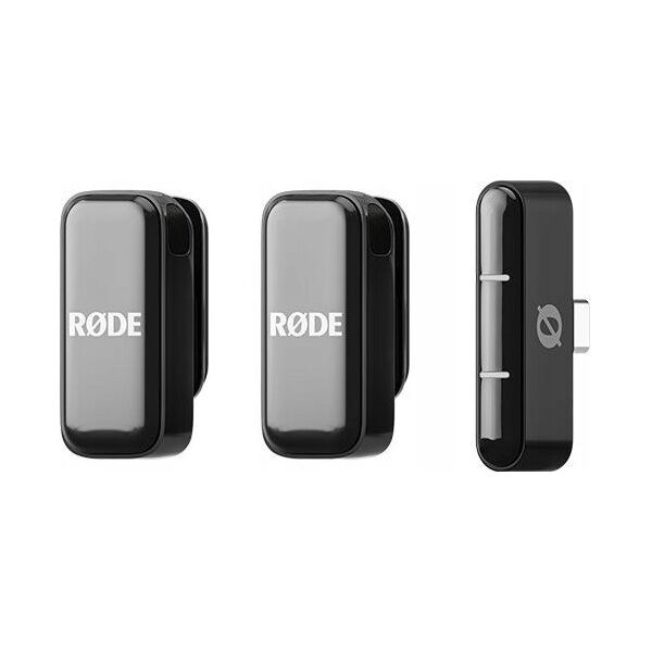 RODE Wireless Micro - 2-kanałowy cyfrowy system bezprzewodowy (USB-C, Czarny)