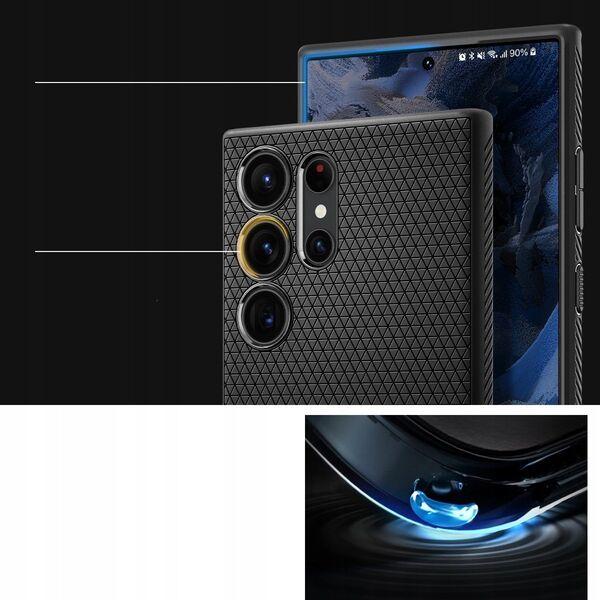 SPIGEN futerał LIQUID AIR do SAMSUNG S25 Ultra matte black