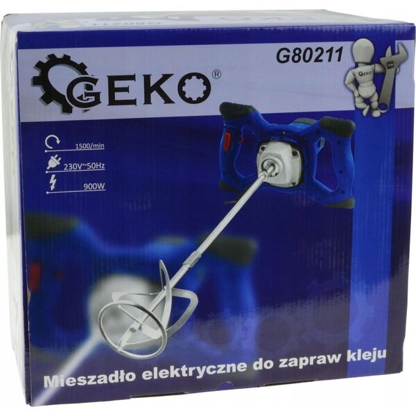 Geko Mieszadło elektryczne do zapraw kleju 900W (4)