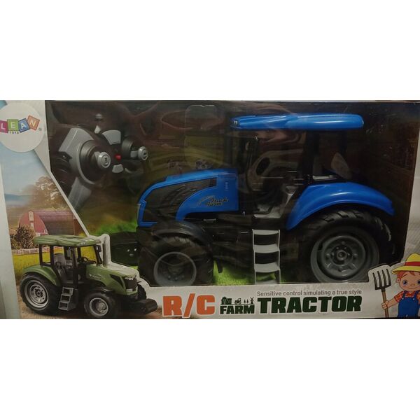 LeanToys Traktor Zdalnie Sterowany RC 2.4G Dźwięki Niebieski