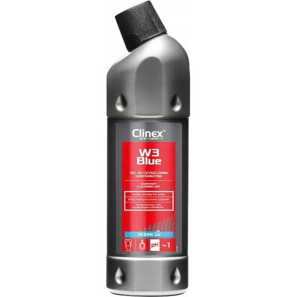 Clinex Gel CLINEX W3 Blue, για καθαρισμό χώρων υγιεινής, 1λ 13828601 5907513275312