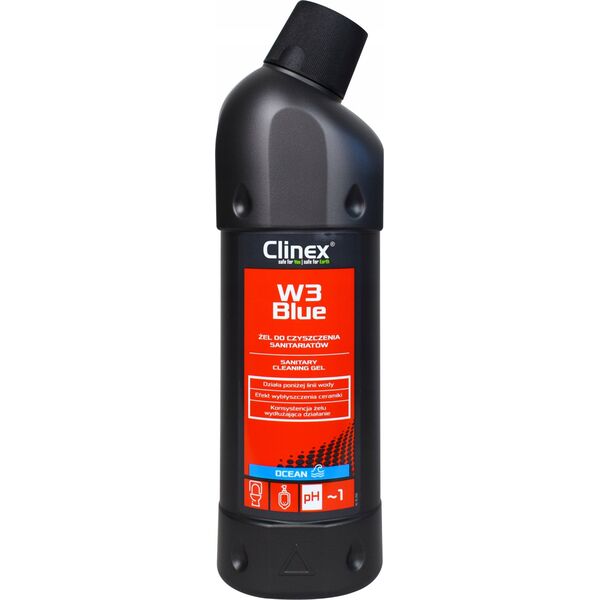 Clinex Gel CLINEX W3 Blue, για καθαρισμό χώρων υγιεινής, 1λ 13828601 5907513275312