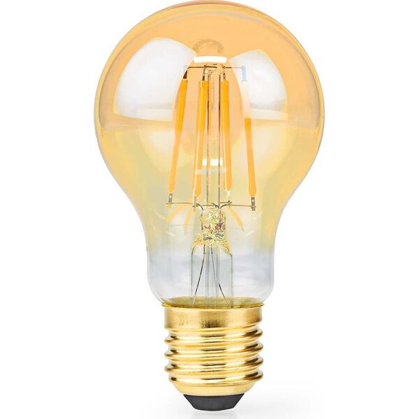 Λάμπα LED Nedis Nedis LBDE27A60GD Πολύ ζεστό φως, Ζεστό λευκό 2100 K 4,9 W E27 F 13840415 5412810000000