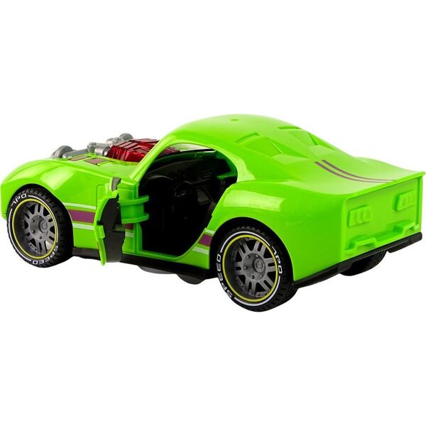 LeanToys Auto 1:14 Samochód Zielony Sportowy Dźwięk Światła Pojazd