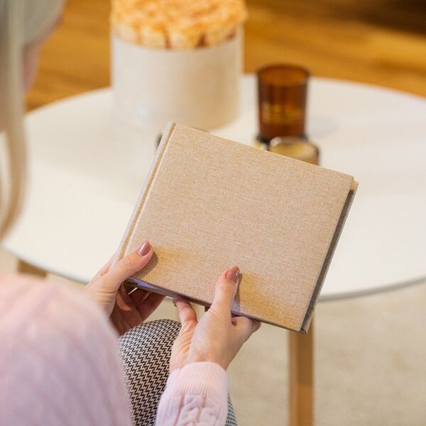Album B 10x15/100M Canvas, gold