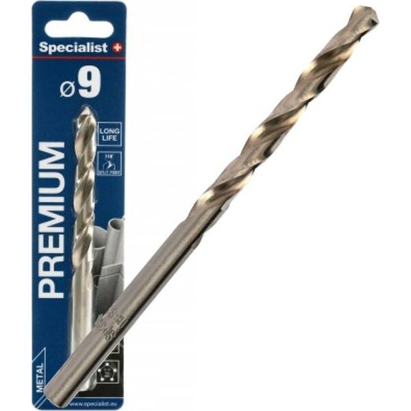 SPECIALIST+ metal drill PREMIUM, 9 mm