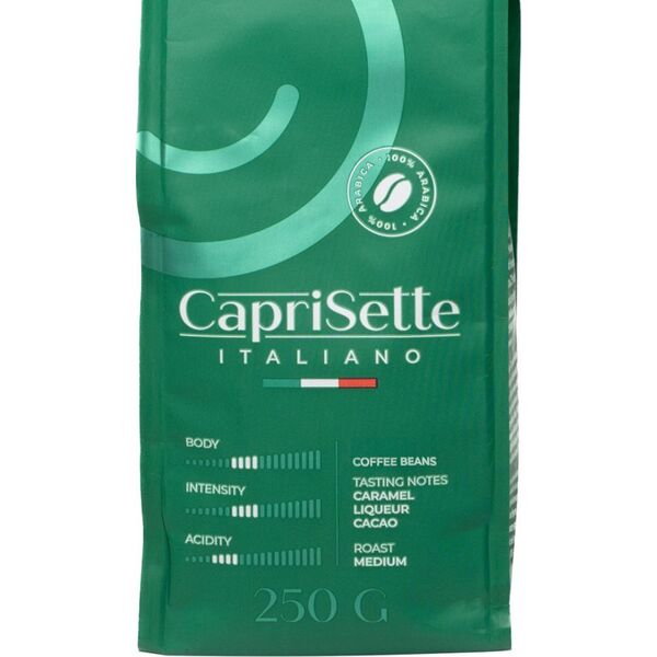 Coffee beans Caprisette Italiano, 250 g