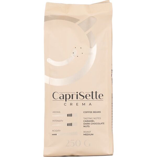 Coffee beans Caprisette Crema, 250 g