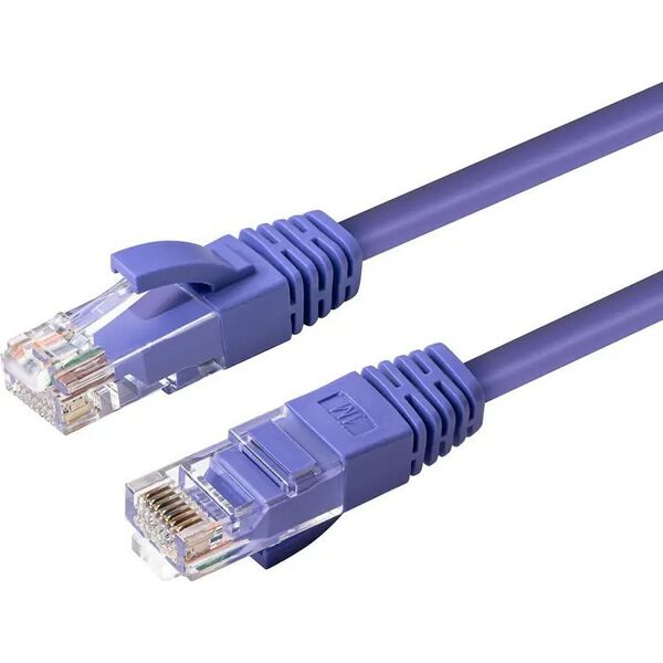 CAT6A UTP 10m Purple LSZH