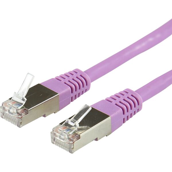 LOGON TCR55SS100V kabel sieciowy Fioletowy 10 m Cat5e F/UTP (FTP)