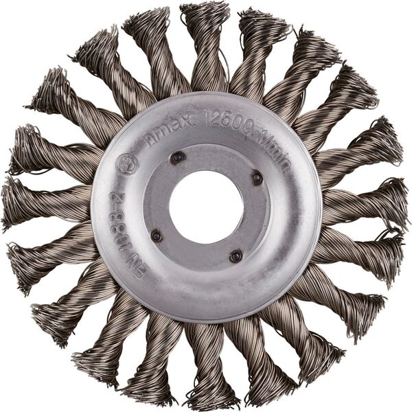 Συρμάτινη βούρτσα Rhodius Flat spin 125x22,23 mm. ΡΟΔΟΣ 14415123 4011890074817