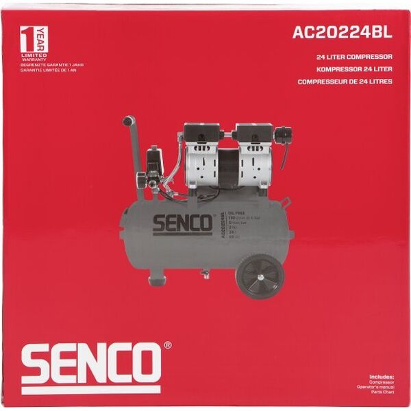 Sprężarka SENCO Air compressor 24 l, AC20224BL, SENCO