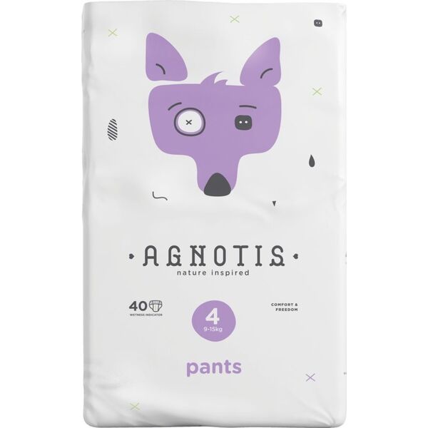 Happy AGNOTIS pants-diaper, Nr.4, 9-15 kg, 40 pcs., AGP4