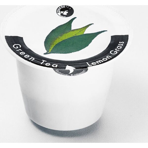 Organic tea capsules for Nespresso(r) machines Bistro Tea Green Tea Lemon, 10 pcs.