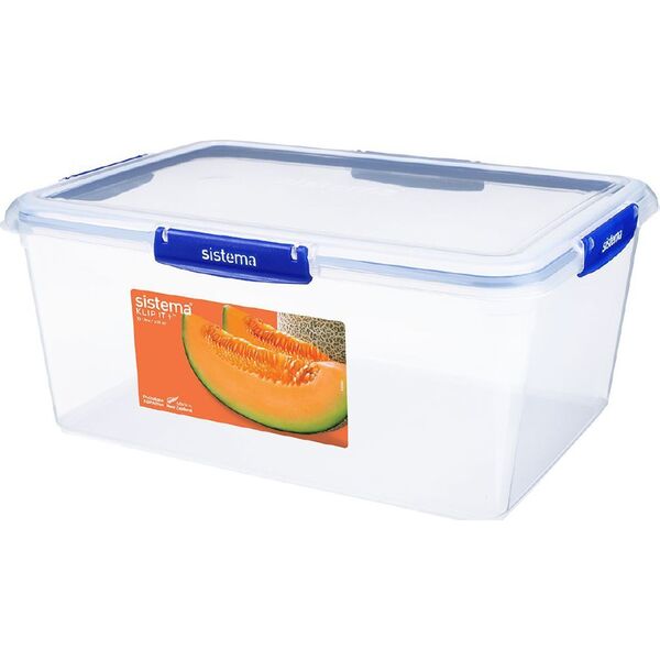 Sistema - Klip IT - Rectangle Plus 10L /Kitchen and dining /Clear/Blue