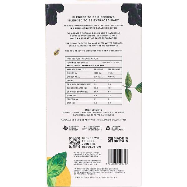 Instant chai powder Blendsmiths, 250 g