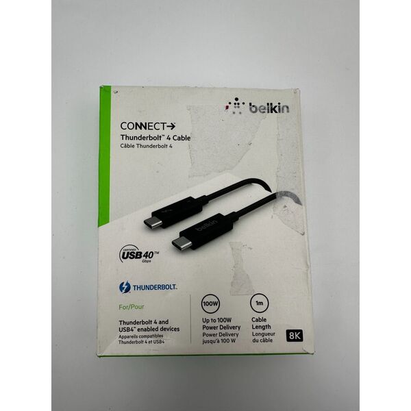 Belkin CONNECT Thunderbolt 4 Kabel, 1M, passiv