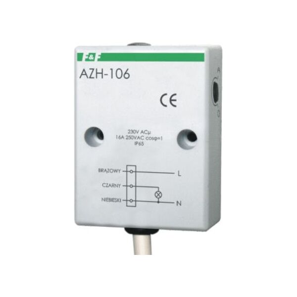 F&F Automat zmierzchowy 16A 12V AC/DC 2-1000lx obudowa (AZH-106-12V)