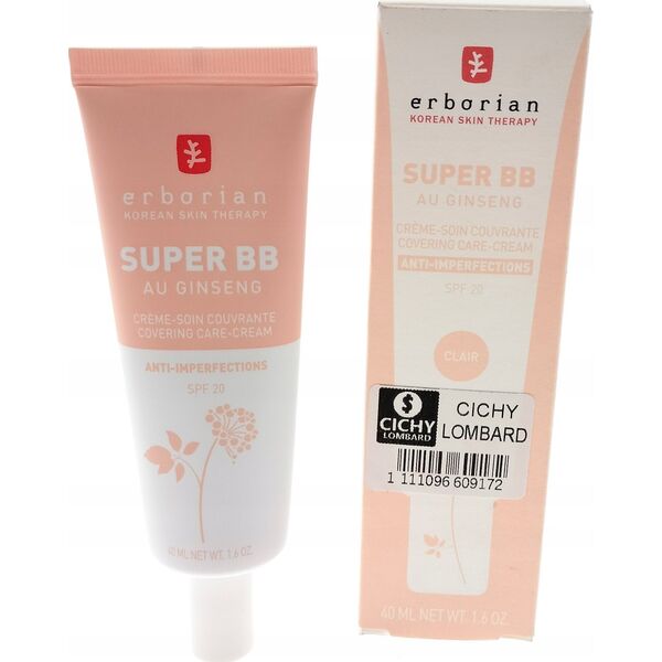 Erborian Kryjący krem BB do twarzy Clair, 40 ml