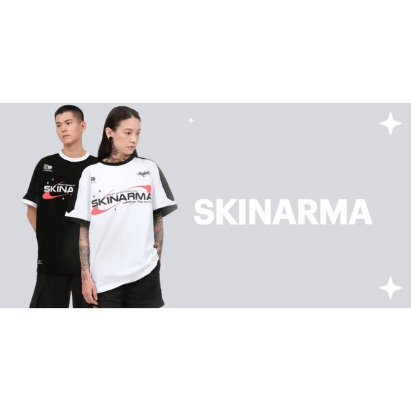 T-shirt Skinarma Halo L granatowy