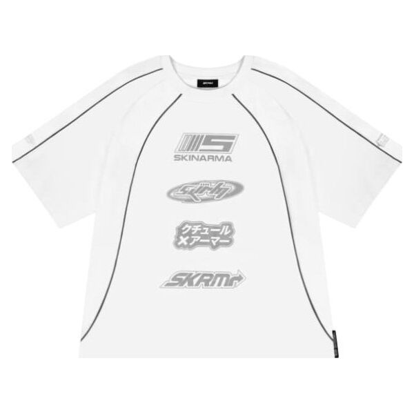 T-shirt Skinarma Delta M biały