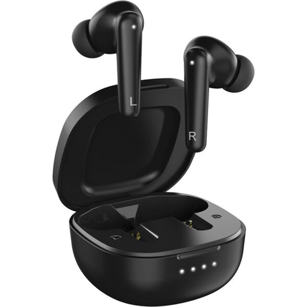 Mikrofon Genius Genius HS-M910BT, mikrofon, zmiana utworu, czarna, 2.0, etui z ładowarką, sport typ USB-C