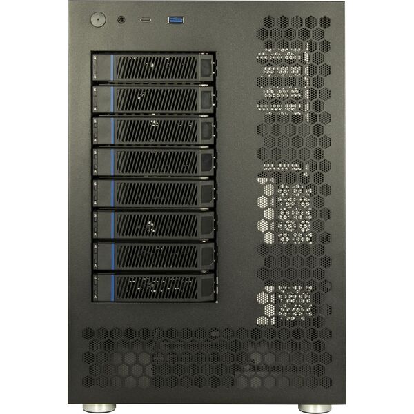 Obudowa serwerowa Inter-Tech Inter-Tech Geh Mini IPC NAS-8 ITX,Micro-ATX,ATX 240x295x362