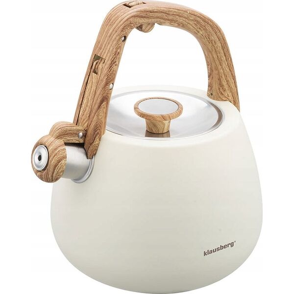 CZAJNIK STALOWY Z GWIZDKIEM 2,5L KLAUSBERG KB-7775